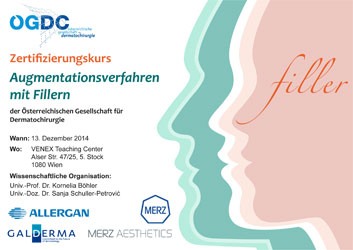 Zertifizierungskurs Augmentationsverfahren mit Fillern